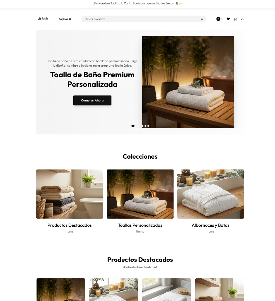 Vista previa de Toallaalacarta